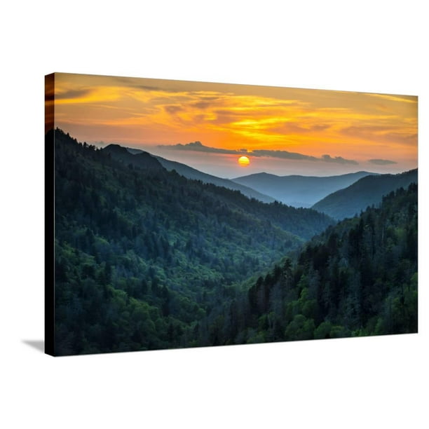Photographic Print Canvas Landscape Photography Wall Decor Fine Art Fog over the Wood River Valley Sun Valley Idaho Metal